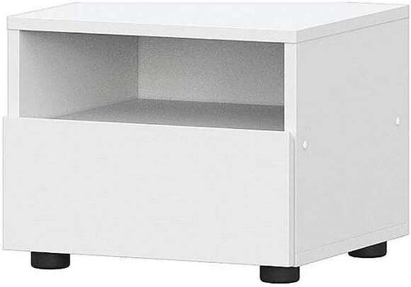 Токио тумба прикроватная / Белый текстурный