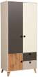 69.02 Шкаф комбинированный Артис Белый/Серый/Дуб Вотан 69.02 Шкаф комбинированный Артис Белый/Серый/Дуб Вотан