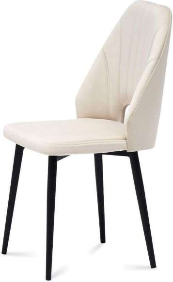 Стул Милан 2 черный муар / бежевый