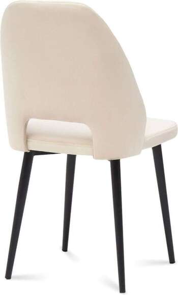 Стул Милан 2 черный муар / бежевый