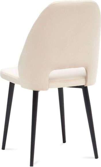 Стул Милан 2 черный муар / бежевый