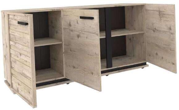 Тумба МЦН Nature 5 (Глазов) Гаскон пайн/Черный