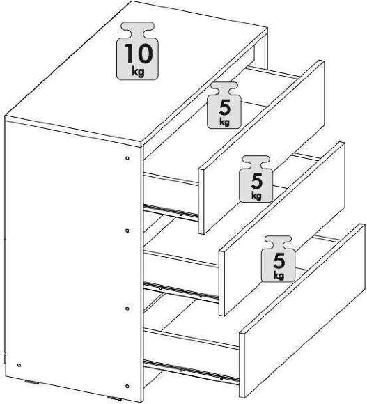 Комод Айден КМ06-800 Белый