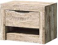 Тумба прикроватная Ривьера (2 шт.), Дуб Юкон, Бетон темный