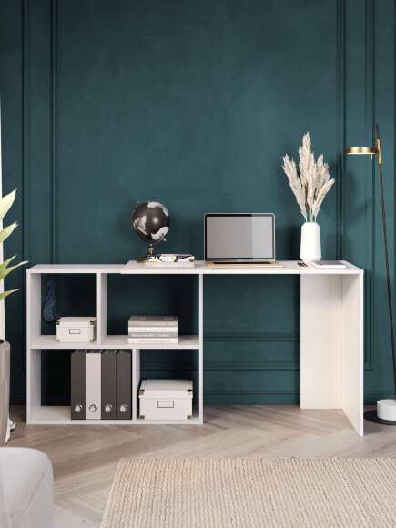 Стол компьютерный СТК 5, Белый текстурный