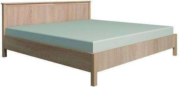Кровать с ортопедическим основанием (дерево) Sherlock 41 180х200, дуб сонома