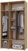 Шкаф трехстворчатый для одежды Вега, дуб золотой крафт