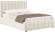 Кровать с подъёмным механизмом 1800 Анкона, светло-бежевый