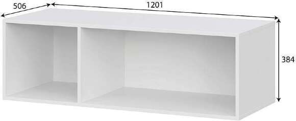 Антресоль для шкафа ШК 5 (1200), Белый