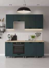 МК Аленушка 2м Лаванда Изумруд,скоба черный,сонома