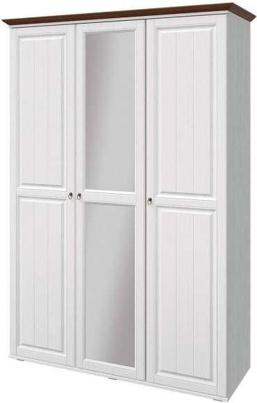 Шкаф 3-х створчатый Валенсия белый