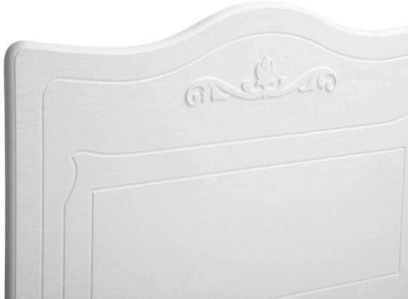 Кровать 900 с настилом Италия ИТ-10 белое дерево