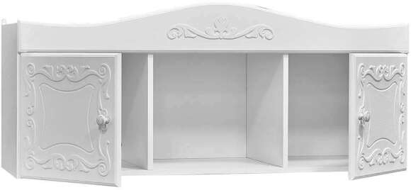 Полка навесная Италия ИТ-13 белое дерево Полка навесная Италия ИТ-13 белое дерево