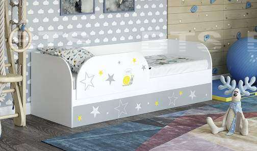 Кровать 80х186 Трио КРП-01 БТС (Звездное детство) с подъемным механизмом