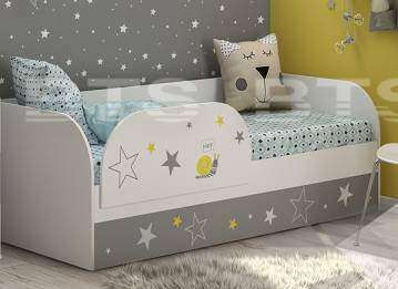 Кровать 80х186 Трио КРП-01 БТС (Звездное детство) с подъемным механизмом