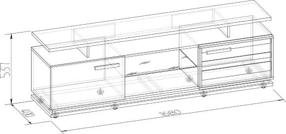 Тумба ТВ OSLO 3 (Глазов) Тумба ТВ OSLO 3 (Глазов)