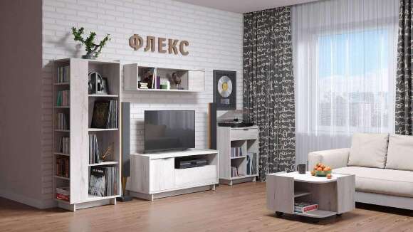 Тумба с ящиком Флекс 27 Дуб Шавиниган Тумба с ящиком Флекс 27 Дуб Шавиниган