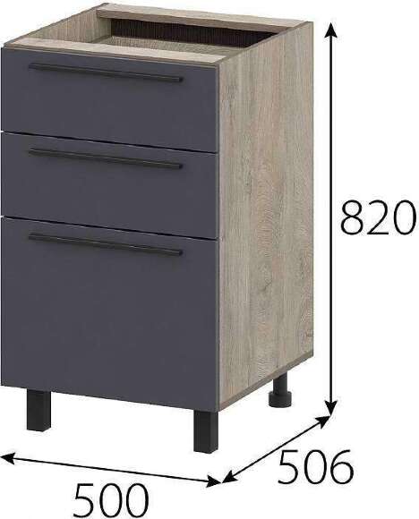 КГ Этна Стол-рабочий 5с3я Софт Графит КГ Этна Стол-рабочий 5с3я Софт Графит