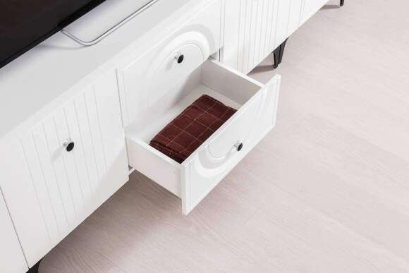 ТВ тумба Валенсия 16.45, Белая