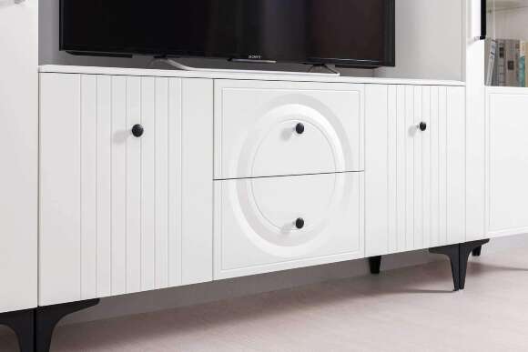 ТВ тумба Валенсия 16.45, Белая