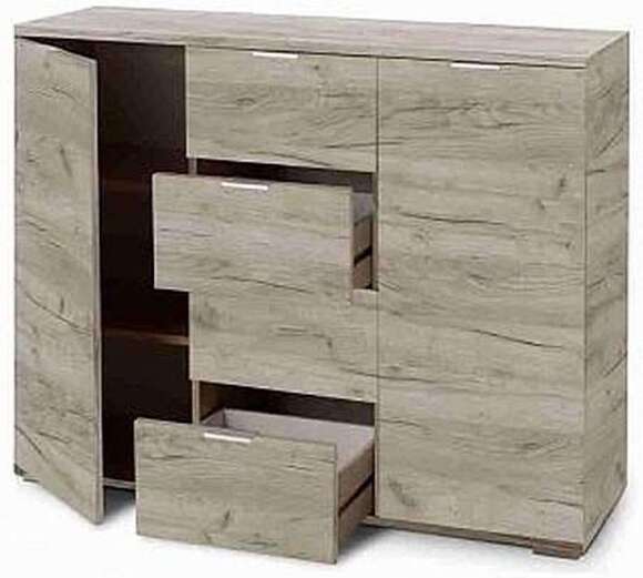 Комод НК-4 Дуб крафт серый Комод НК-4 Дуб крафт серый