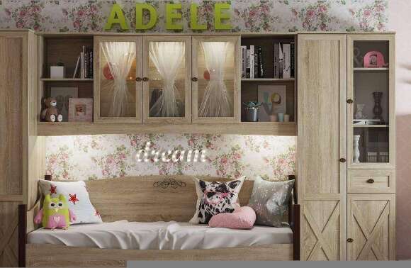 Шкаф навесной (полка) 81 ADELE (Адель) Глазов-мебель Шкаф навесной (полка) 81 ADELE (Адель) Глазов-мебель