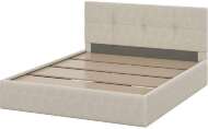 Кровать с основанием двойная №4 160х200, Бежевый Кровать с основанием двойная №4 160х200, Бежевый
