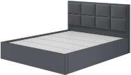 Кровать 160х200 с настилом ЛДСП Линда, графит