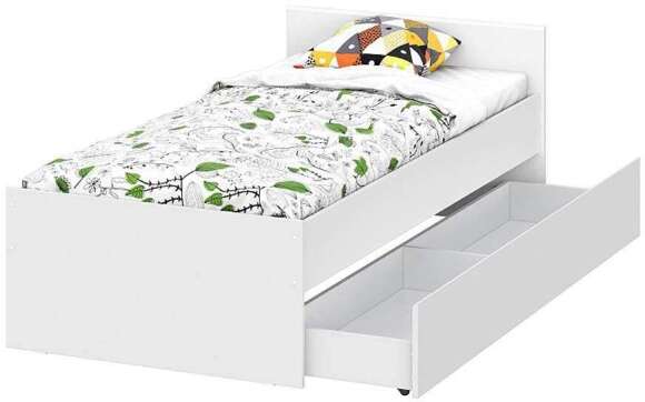 Кровать с основанием и ящиком Токио 90х200