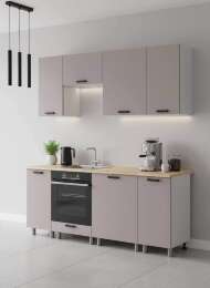 МК Аленушка 2м Лаванда Кашемир,скоба черный,сонома