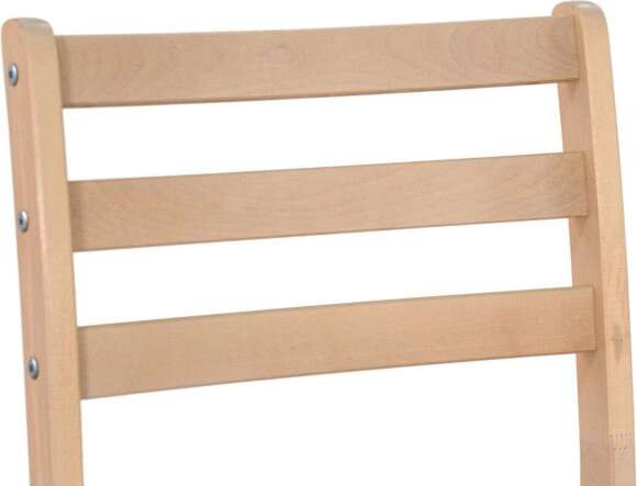 Стул с сиденьем массив выбеленная береза