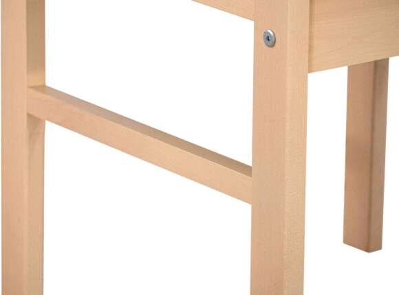 Стул с сиденьем массив выбеленная береза