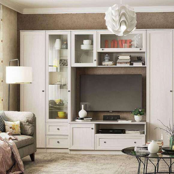 Тумба ТВ Paola 333 (Глазов) Ясень Анкор светлый