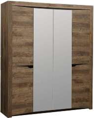 Шкаф четырехдверный Лючия 33.01, Кейптаун, Венге Шкаф четырехдверный Лючия 33.01, Кейптаун, Венге