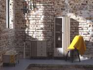 Модульная гостиная Либерти 4 (опора h150) Белый / Дуб Каньон