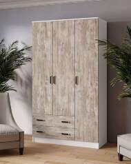 Шкаф трехдверный 1200 Лагуна (ТЭКС) Дуб Юкон Шкаф трехдверный 1200 Лагуна (ТЭКС) Дуб Юкон