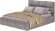 Кровать 160х200 с настилом ЛДСП Линда, грей Кровать 160х200 с настилом ЛДСП Линда, грей