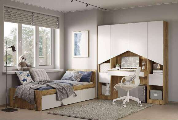 Шкаф-пенал Гудвин (Арника) правый