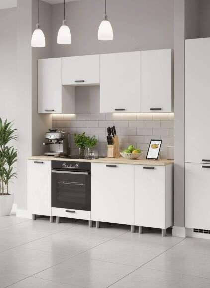 МК Аленушка 2м Лаванда Молочный,скоба черный,сонома