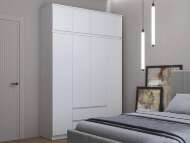 82.01 шкаф + 82.04 тумба Берген Белый 82.01 шкаф + 82.04 тумба Берген Белый