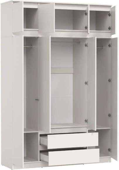 82.01 шкаф + 82.04 тумба Берген Белый