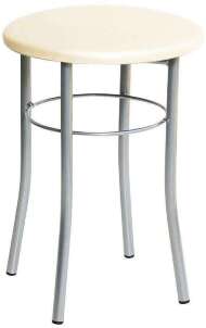 Табурет Лотос с кольцом крем