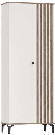 Шкаф для одежды 51.01 Либерти опора h=150мм Белый / Дуб Каньон