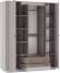 Шкаф для одежды Фантазия 34.01 Кашемир / Кашемир патина
