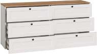 Остин Комод 16.240 Белый шагрень/Дуб Вотан Остин Комод 16.240 Белый шагрень/Дуб Вотан