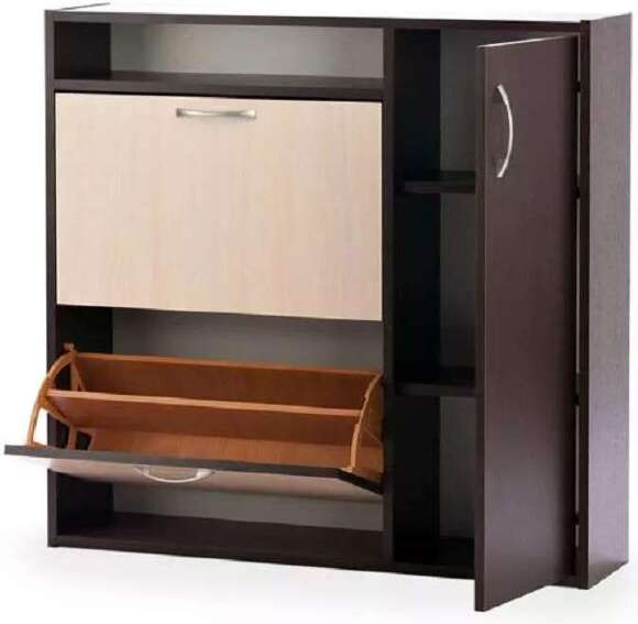 Обувница ШК-2 Венге/дуб Обувница ШК-2 Венге/дуб