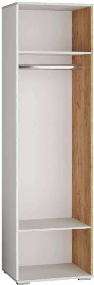 Шкаф для одежды Оскар-18 (ТЭКС) Белый / Дуб Крафт Шкаф для одежды Оскар-18 (ТЭКС) Белый / Дуб Крафт