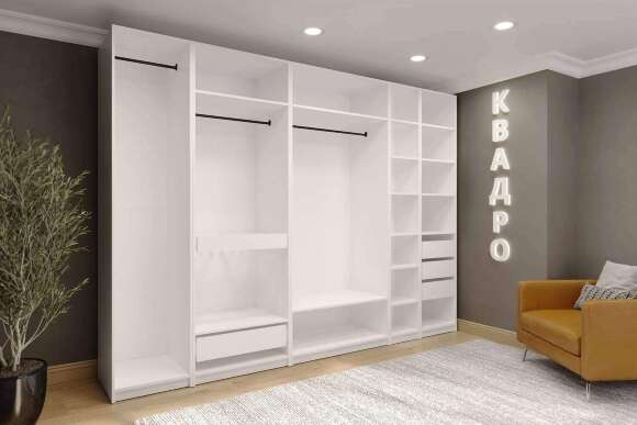 Гардеробная система Квадро. Комплект 15 Гардеробная система Квадро. Комплект 15