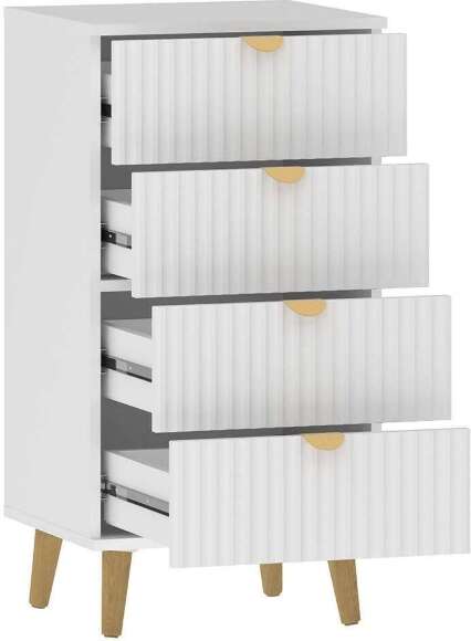 НМ 040.17 комод Дакота Белый / Меренга НМ 040.17 комод Дакота Белый / Меренга