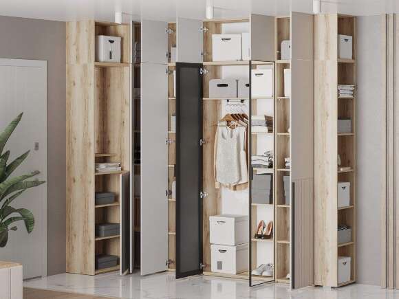 Прихожая Арден 1 Дуб Делано / Сантьяго софт Прихожая Арден 1 Дуб Делано / Сантьяго софт